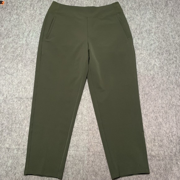 Athleta Pants - ATHLETA Endless Highrise Pants Athleisure Trousers Women's Olive Green Size 14
